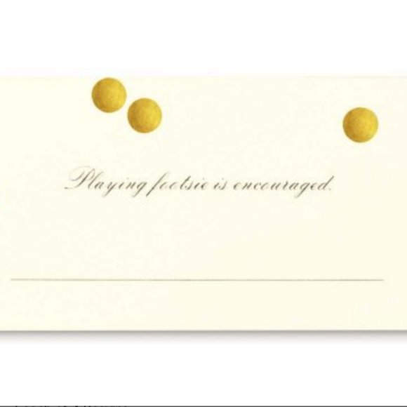 kate spade gold dot place cards new in box - Picture 5 of 10